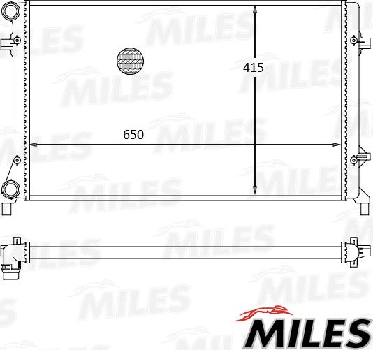 Miles ACRM088 - Radiators, Motora dzesēšanas sistēma www.avaruosad.ee