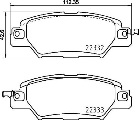 Mintex MDB3866 - Тормозные колодки, дисковые www.avaruosad.ee