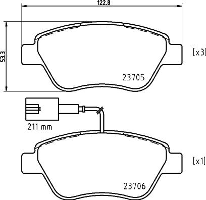 Mintex MDB2239 - Тормозные колодки, дисковые www.avaruosad.ee