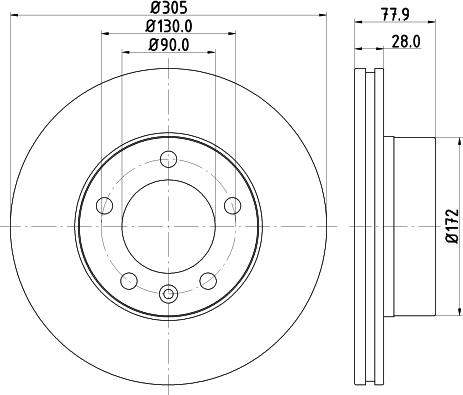 Mintex MDC1505C - Disque de frein www.avaruosad.ee