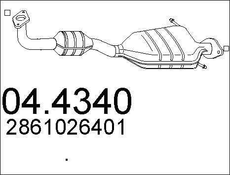 MTS 04.4340 - Катализатор www.avaruosad.ee