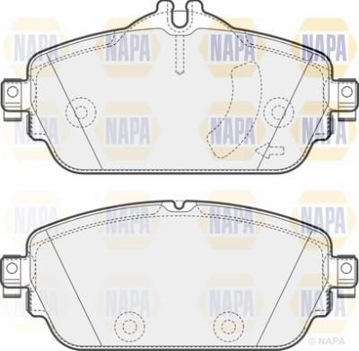 NAPA NBP1518 - Bremžu uzliku kompl., Disku bremzes www.avaruosad.ee