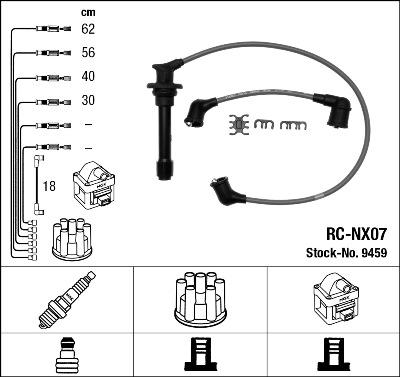 NGK 9459 - Ignition Cable Kit www.avaruosad.ee