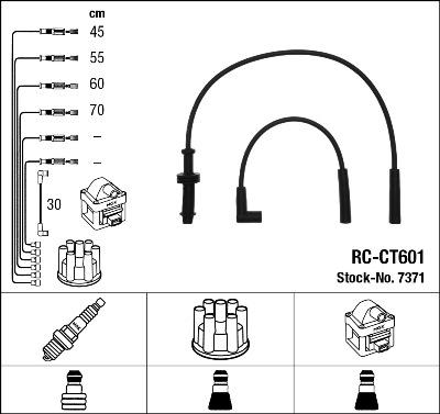 NGK 7371 - Ignition Cable Kit www.avaruosad.ee