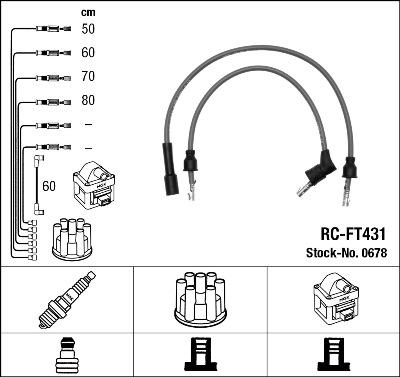 NGK 0678 - Ignition Cable Kit www.avaruosad.ee