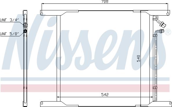 Nissens 940336 - Condenser, air conditioning www.avaruosad.ee