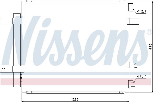 Nissens 94866 - Condenser, air conditioning www.avaruosad.ee