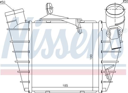 Nissens 96770 - Kompressoriõhu radiaator www.avaruosad.ee