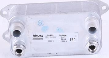 Nissens 90909 - Eļļas radiators, Automātiskā pārnesumkārba www.avaruosad.ee