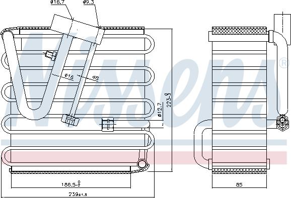 Nissens 92022 - Испаритель, кондиционер www.avaruosad.ee