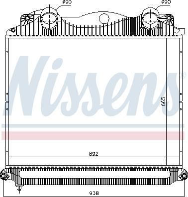 Nissens 97034 - Intercooler, charger www.avaruosad.ee