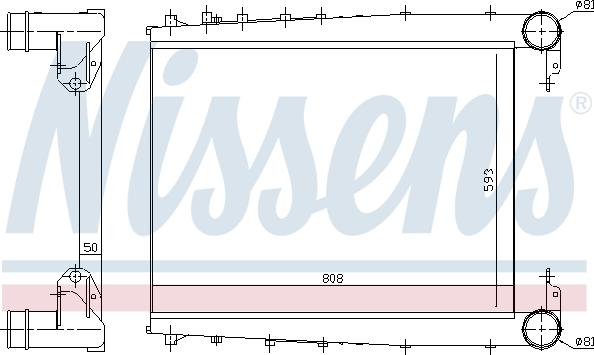 Nissens 97070 - Kompressoriõhu radiaator www.avaruosad.ee