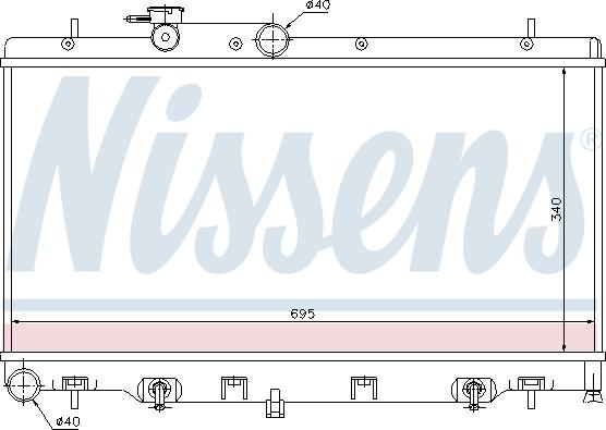 Nissens 64114 - Radiators, Motora dzesēšanas sistēma www.avaruosad.ee