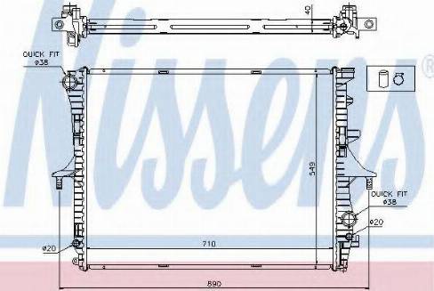 Nissens 65275 - Radiaator,mootorijahutus www.avaruosad.ee