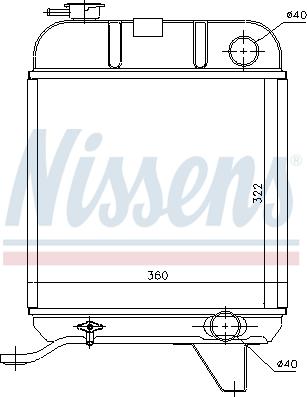 Nissens 63460 - Radiators, Motora dzesēšanas sistēma www.avaruosad.ee
