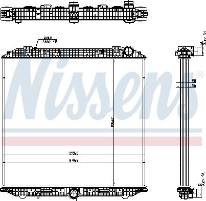 Nissens 671750 - Radiator, engine cooling www.avaruosad.ee