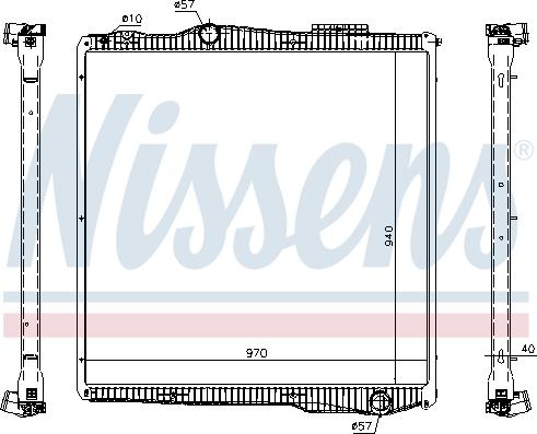 Nissens 67291 - Радиатор, охлаждение двигателя www.avaruosad.ee