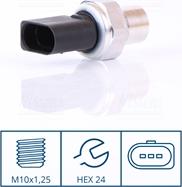 Nissens 301101 - Pressure Switch, air conditioning www.avaruosad.ee
