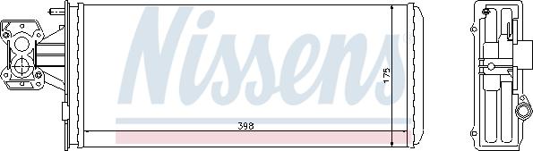 Nissens 71804 - Теплообменник, отопление салона www.avaruosad.ee