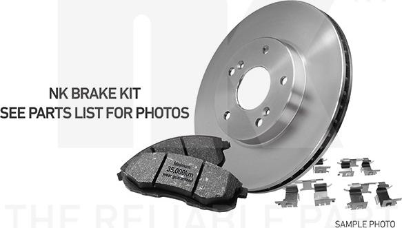 NK 2995010017 - Brake Set, disc brakes www.avaruosad.ee