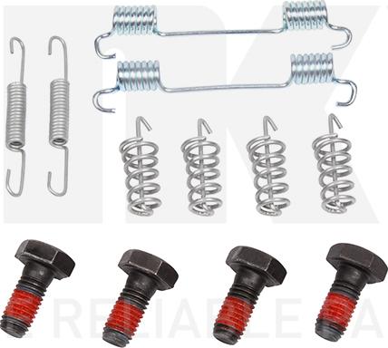 NK 7933622 - Kit d'accessoires, mâchoires de frein de stationnement www.avaruosad.ee