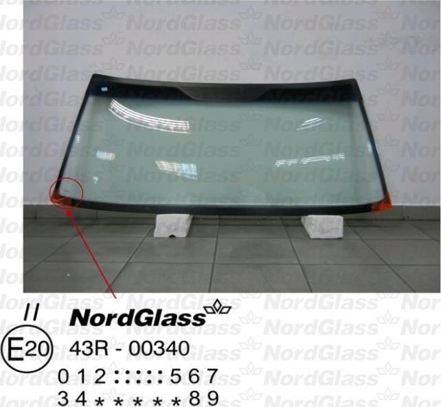 NordGlass 4045655 - Windscreen www.avaruosad.ee