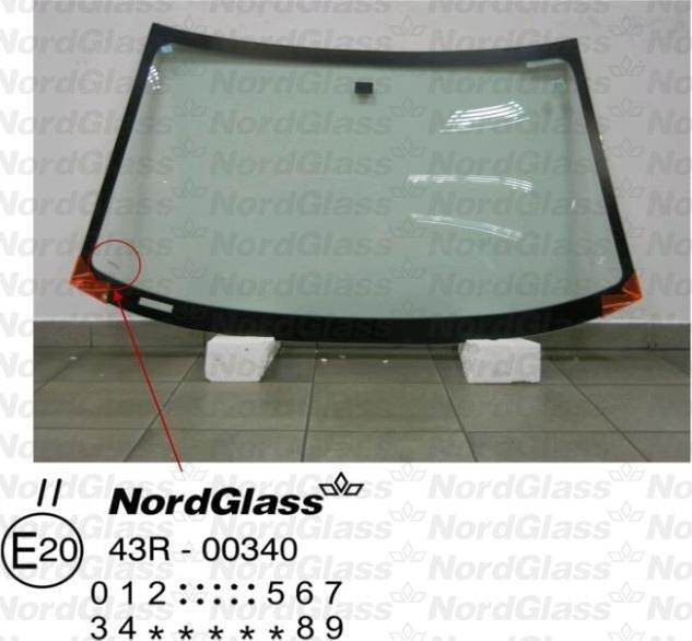 NordGlass 4045632 - Windscreen www.avaruosad.ee