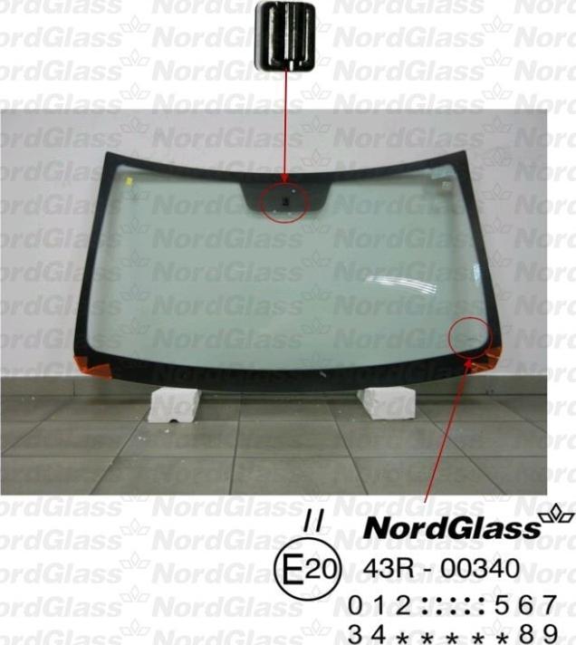 NordGlass 4043643 - Windscreen www.avaruosad.ee