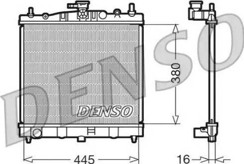 NPS DRM46002 - Radiaator,mootorijahutus www.avaruosad.ee