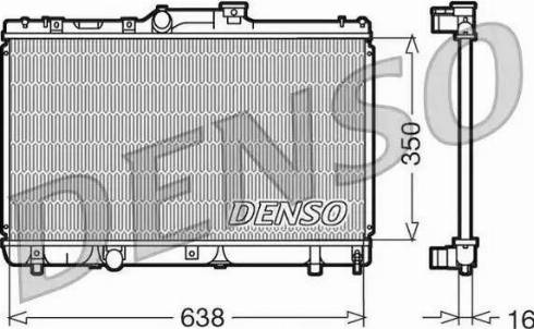 NPS DRM50013 - Radiaator,mootorijahutus www.avaruosad.ee