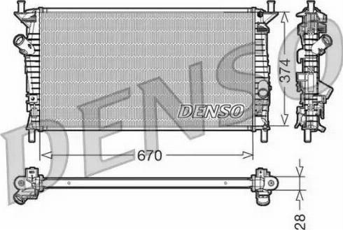 NPS DRM10074 - Radiaator,mootorijahutus www.avaruosad.ee