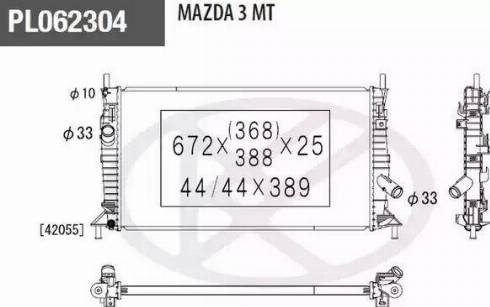 NPS M156A71 - Radiaator,mootorijahutus www.avaruosad.ee