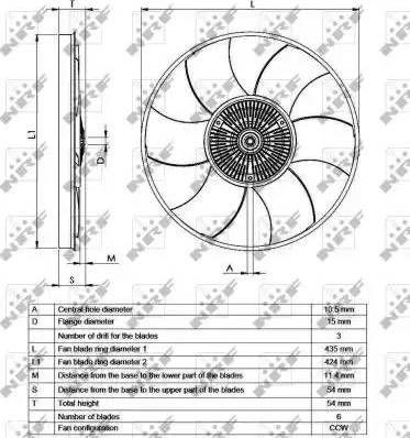 NRF 49539 - Clutch, radiator fan www.avaruosad.ee