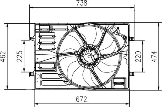 NRF 47950 - Fan, radiator www.avaruosad.ee