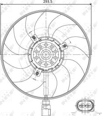 NRF 47395 - Ventilators, Motora dzesēšanas sistēma www.avaruosad.ee