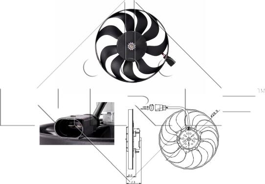 NRF 47381 - Ventilators, Motora dzesēšanas sistēma www.avaruosad.ee