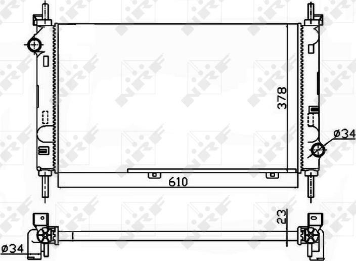 NRF 509528A - Kylare, motorkylning www.avaruosad.ee