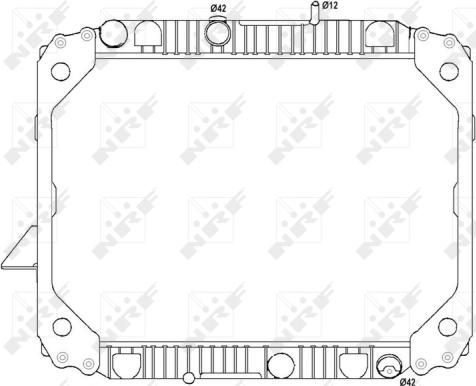 NRF 513475 - Radiaator,mootorijahutus www.avaruosad.ee