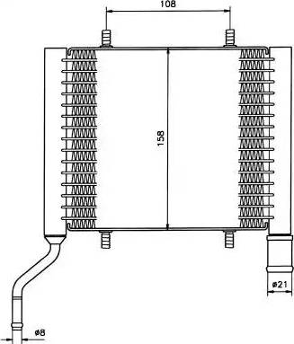 NRF 58161 - Radiator, engine cooling www.avaruosad.ee