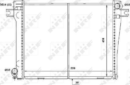 NRF 58338 - Radiaator,mootorijahutus www.avaruosad.ee