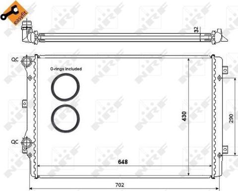 NRF 53816 - Radiators, Motora dzesēšanas sistēma www.avaruosad.ee