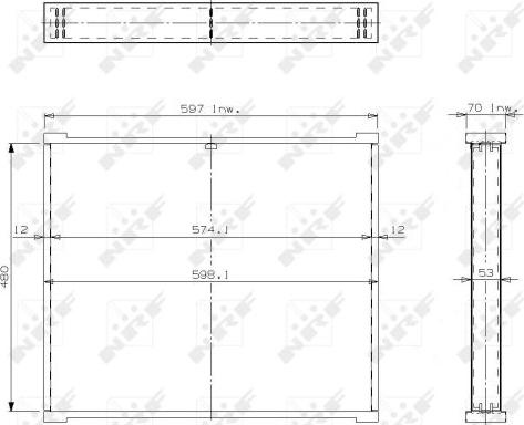 NRF 14248 - Jahutusvõrk,Mootorijahutus www.avaruosad.ee