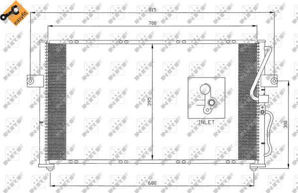 NRF  35396 - Condenser, air conditioning www.avaruosad.ee