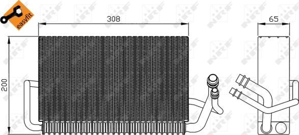 NRF 36121 - Evaporador, aire acondicionado www.avaruosad.ee