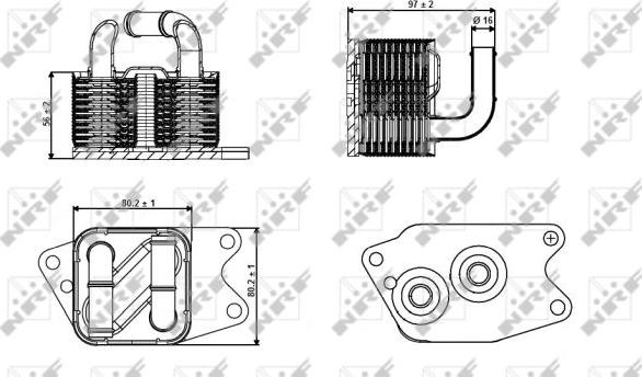 NRF 31265 - Oil Cooler, automatic transmission www.avaruosad.ee