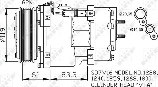 NRF 32198 - Kompressor,kliimaseade www.avaruosad.ee