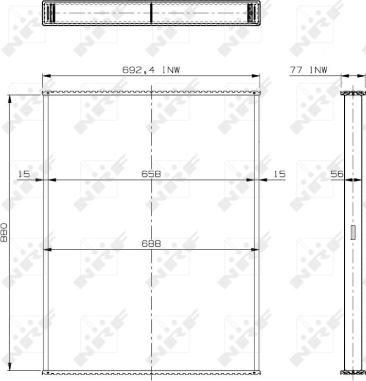 NRF 29889 - Jahutusvõrk,Mootorijahutus www.avaruosad.ee