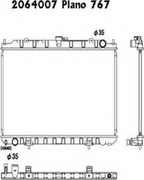 Ordonez 2064007 - Radiaator,mootorijahutus www.avaruosad.ee