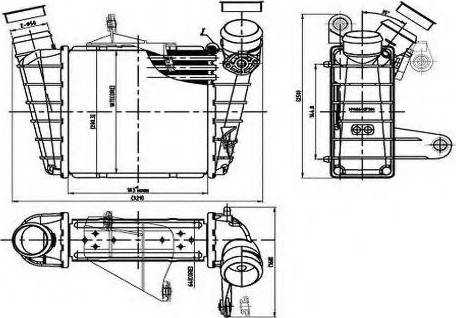 Ordonez 2066539 - Kompressoriõhu radiaator www.avaruosad.ee
