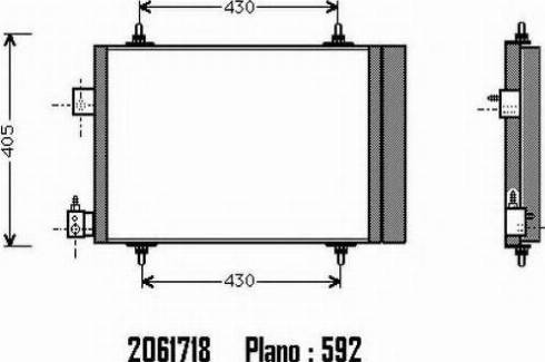 Ordonez 2061718 - Condenser, air conditioning www.avaruosad.ee